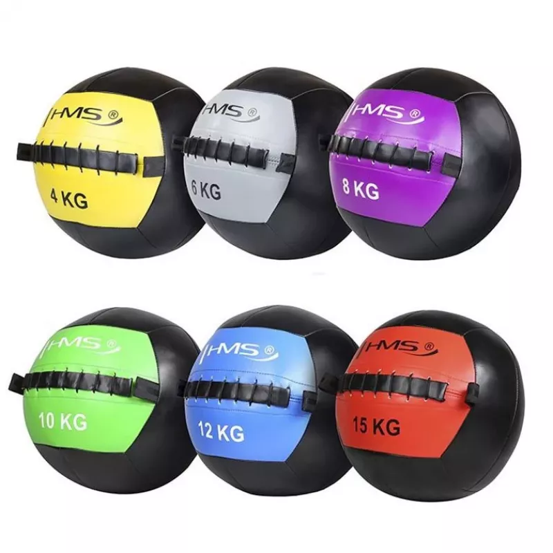 Balón medicinal HMS Fitness WLB12 12 kg negro, azul
