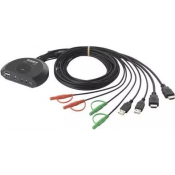 SP-KVM-210 consola KVM HDMI teclado 4096 x 2160 píxeles (SP-10105820)
