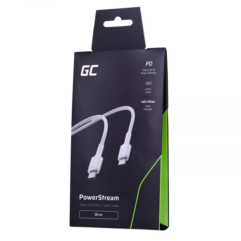 Greencell KABGC31W cable USB blanco