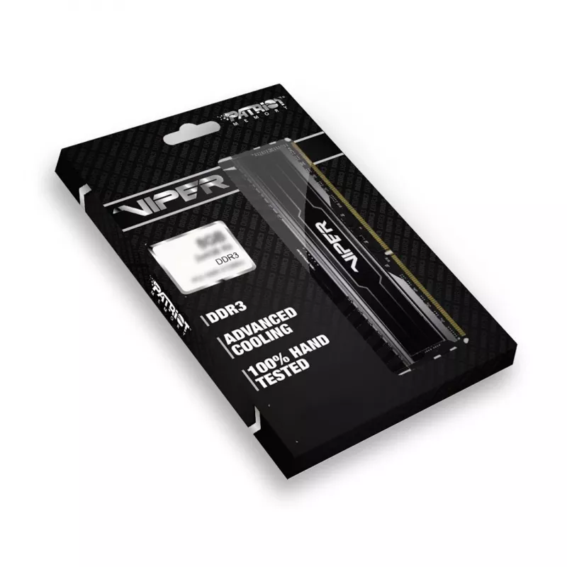 Patriot Viper 3 Black Mamba PV38G160C9K memoria RAM 8 GB (2x 4 GB) DDR3 1600 MHz CL9 DIMM, negra
