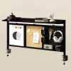 Ergo Office ER-300 B separador de escritorio / organizador, 1295 x 242 x 726 mm, acero, carga máx. 10 kg, negro