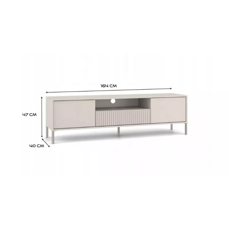 RTV KAMARO 160 esbelto/GŁ color Cashmere