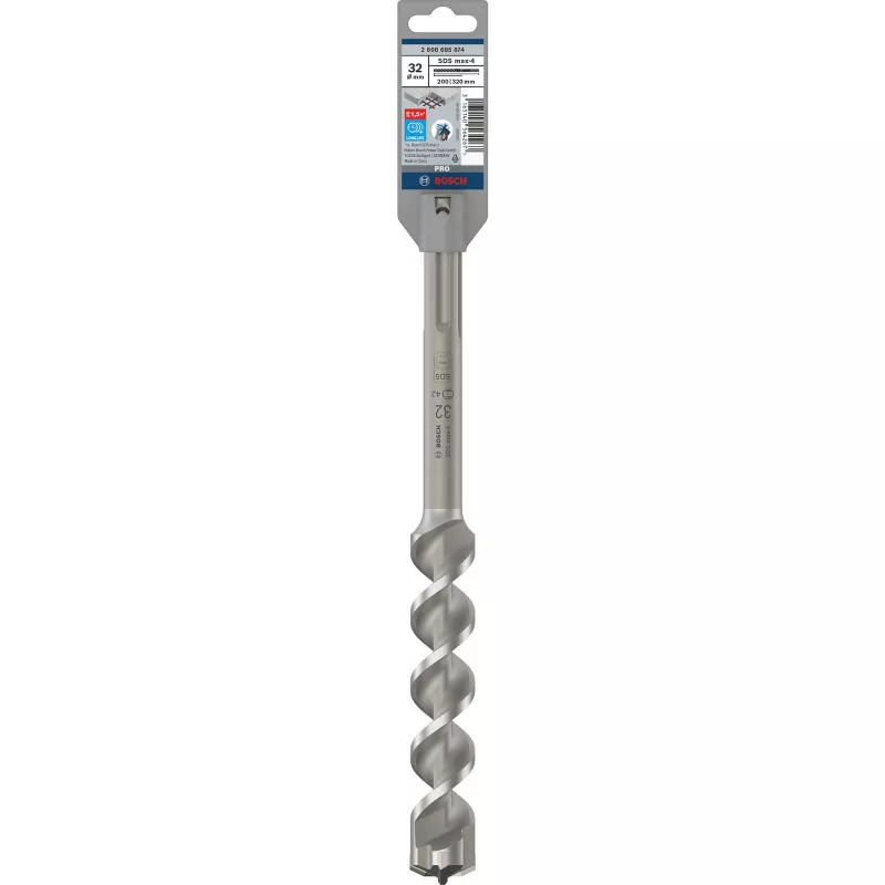 Bosch Accessories SDS max-4, 32x200x320mm 2608685874 Broca para martillo 32 mm SDS-Max 1 ud.