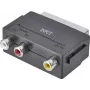 SpeaKa Professional Adaptador RCA / SCART [3x conector hembra RCA - 1x conector macho SCART] Negro (SP-7869904)