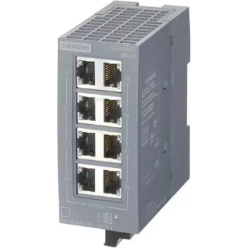 Switch industrial no gestionado Siemens SCALANCE XB008, 8 puertos Ethernet, 100 Mbit/s, modelo 6GK5008-0BA00-1AB2