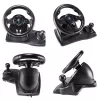 Volante + pedales gaming Subsonic SA5596-NG negro USB 270°