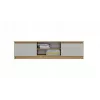 Mueble de TV MALWA 140, roble Artisan/cashmere
