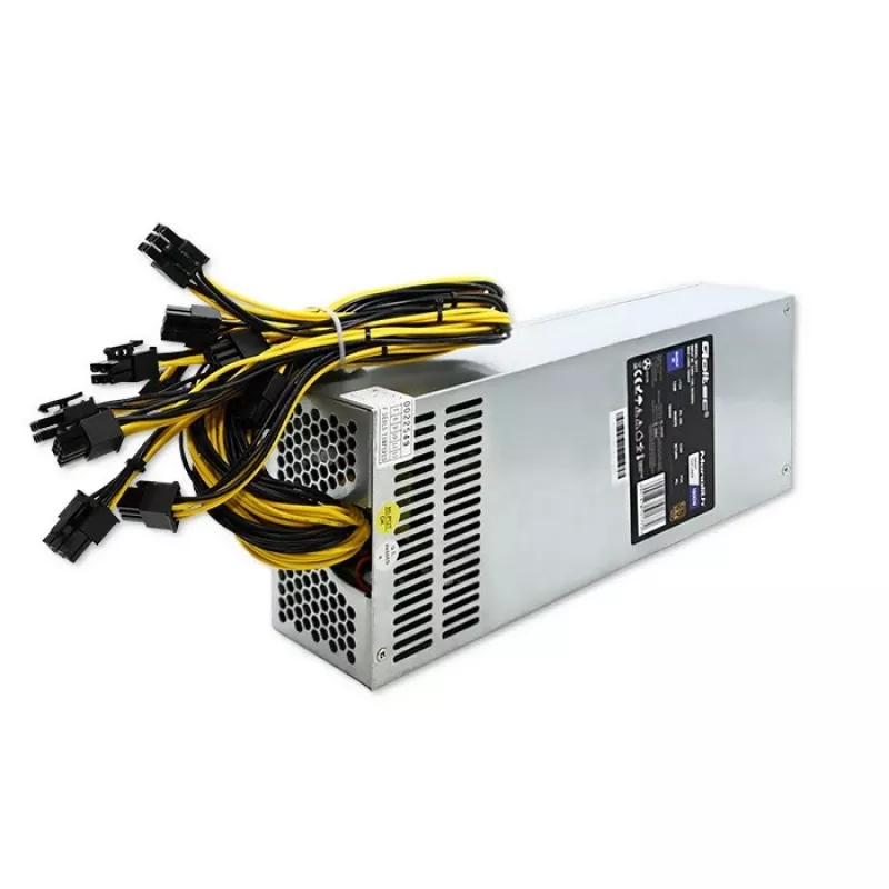 Fuente de alimentación PCI-E Qoltec 50177 Smart 1600W | 80 Plus Gold - Data Mining
