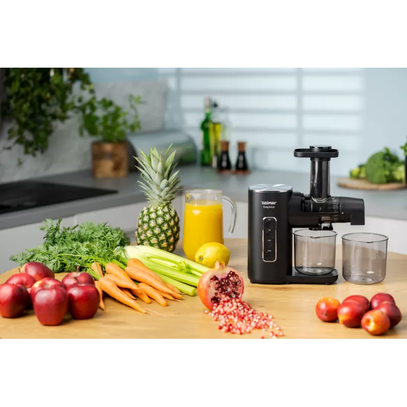 Zelmer ZJP3900 EasyJuice extractor de zumo, 150 W, 500 ml, 2 velocidades, negro