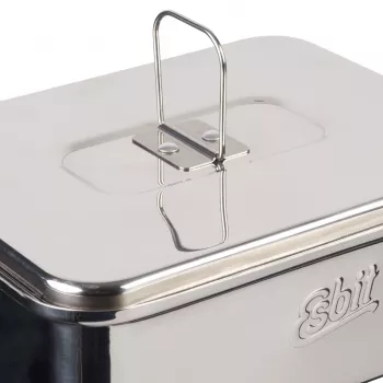 Olla ESBIT PT1200ST acero inoxidable olla de camping 1,2 L, 554 g, plateada