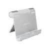 TERRATEC iTab S - Soporte para teléfono móvil / tablet - Aluminio - Plata - Soporte de mesa (219727)
