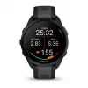 Garmin Forerunner 165 Music reloj deportivo GPS 43 mm, AMOLED 1,2" 390 x 390, 4 GB, correa de silicona, contorno de muñeca 126–203 mm, negro/gris pizarra (010-02863-30)