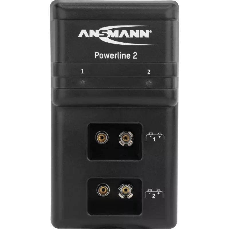 ANSMANN POWERline 2 - Cargador de baterías - 2x9V (5107043)