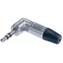 Conector acodado de 3,5 mm Neutrik NTP3RC-CON – carcasa metálica, conector estéreo TRS