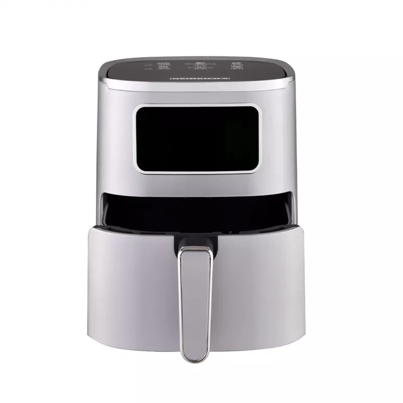 Freidora de aire HEINRICH'S HFR 8216 — 5 L, 1450 W, control táctil, pantalla LED, plata, de pie