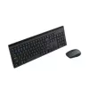 Rapoo 8110M kit de teclado y ratón inalámbricos multimodo, negro