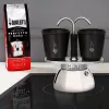 Set de cafetera moka Bialetti Mini Express Induction 7310, 2 tazas con 2 vasos