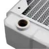 Radiador de refrigeración líquida para CPU Radiator Negro Ice Nemesis 360GTX Satin White 360mm