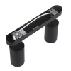 Maclean MCE452 B foco de pared y techo, orientable, aluminio, 2xGU10, negro mate
