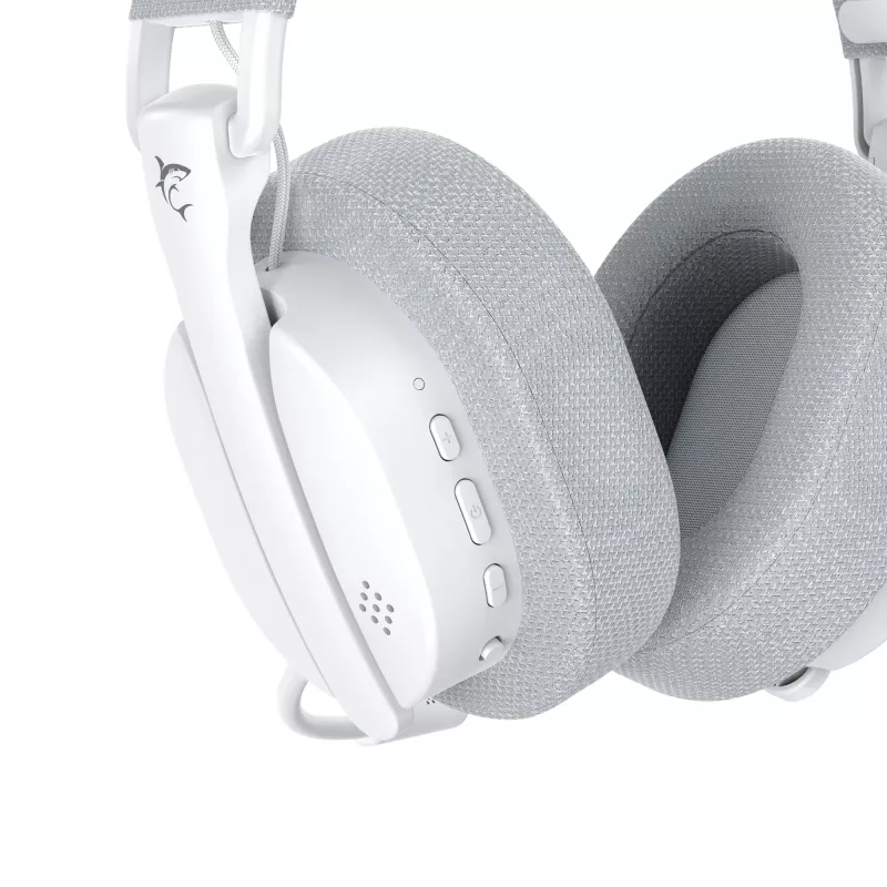 Auriculares White Shark WGH-2444 Firecrest blancos
