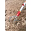 WOLF-Garten BE-M Multi-Star cultivador manual, 11 cm, rojo/amarillo (71AAA003650)