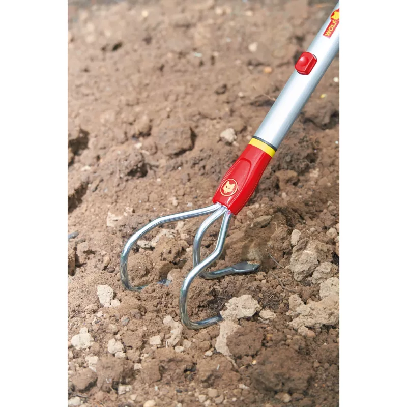 WOLF-Garten BE-M Multi-Star cultivador manual, 11 cm, rojo/amarillo (71AAA003650)