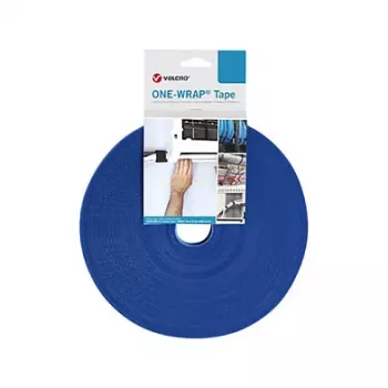 Cinta VELCRO One Wrap 50 mm de ancho, azul, 25 m