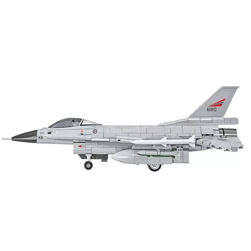 Set de construcción Cobi F-16AM Fighting Falcon, 495 piezas, maqueta a escala