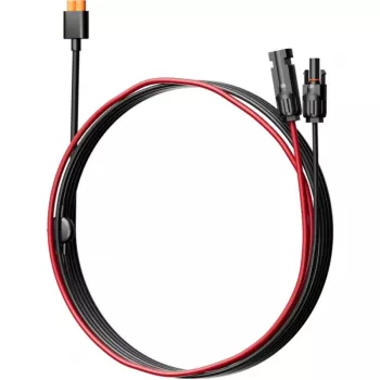 Cable EcoFlow LMC4-XT60I-2,5M para paneles solares, conector XT60i, 2,5 m, negro/rojo