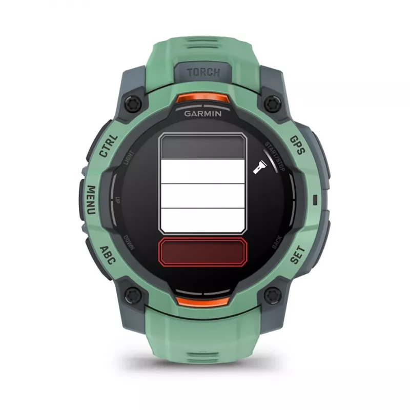 Garmin Instinct 3 AMOLED 3,05 cm (1,2) 45 mm Digital 390 x 390 píxeles Pantalla táctil Verde GPS (satélite)