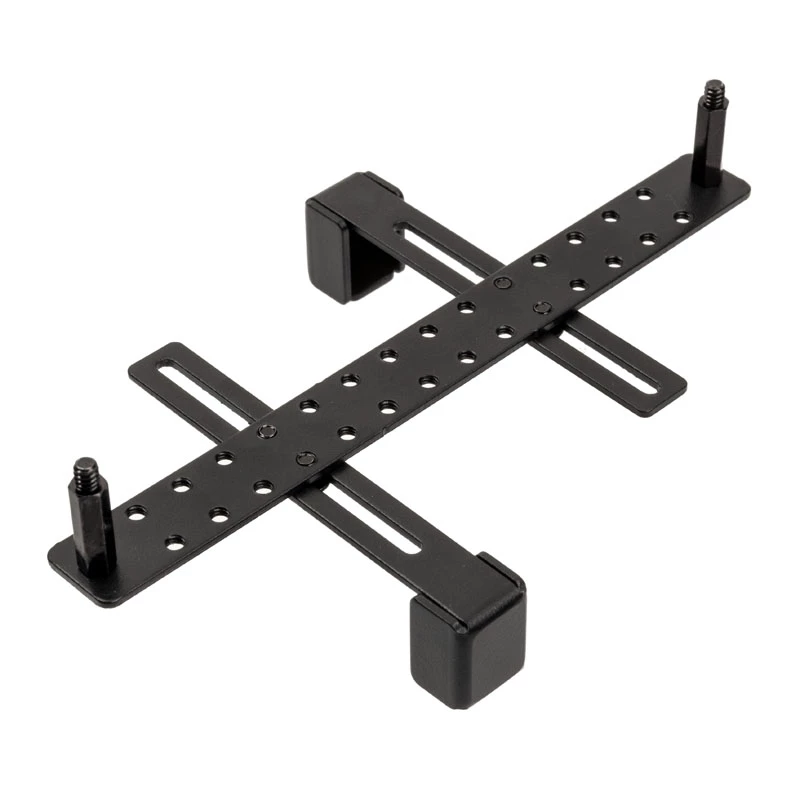 Lian Li GB-002 soporte universal para tarjeta gráfica, acero, 128,4 mm, negro, 2 uds.