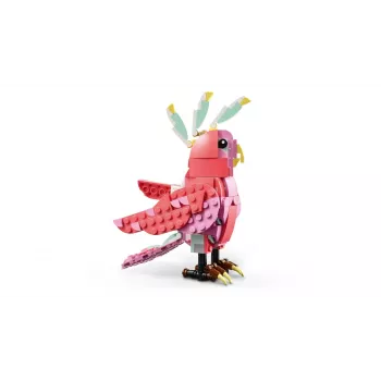 LEGO Creator 3 en 1 Flamenco rosa 31170 set de construcción, 288 piezas, altura 230 mm, edad recomendada 8+