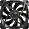 Ventilador Montech RX120 PWM 12 cm negro 720–1760 RPM rodamiento rifle