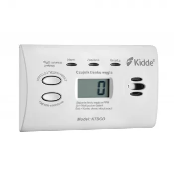 Detector de monóxido de carbono Kidde K7DCO con pantalla blanco