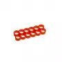 E22 peine para cables Stealth de 12 ranuras - rojo