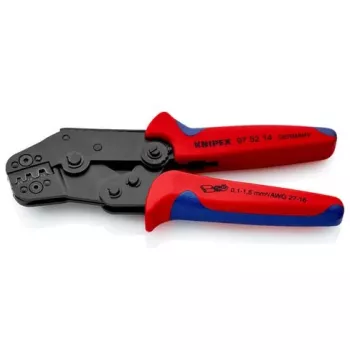 Alicate de crimpar Knipex 97 52 14 para terminales sin aislar y conectores abiertos 0,10 a 1,5 mm²