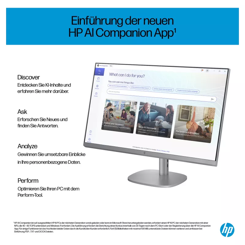 HP OmniStudio X All-in-One 27-cs0077ng (Plata, Windows 11 Home 64-Bit)