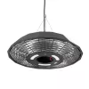 TunaBone | Calefactor eléctrico de techo por infrarrojos para terraza | TB2068C-01 | Calefactor para terraza | 2000 W | Número de niveles de potencia 1 | Apto para espacios de hasta 20 m² | Negro | IP45