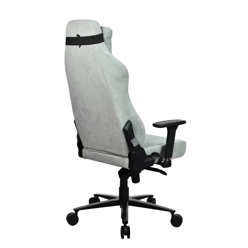 Silla gaming Arozzi Vernazza SoftFabric Pearl Verde – asiento gaming ergonómico, tejido suave