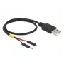 Cable USB DeLOCK 85402 0,3 m USB A Negro