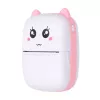 Impresora térmica de recibos Extralink EPP-001 con 5 rollos de papel térmico autoadhesivo, rosa