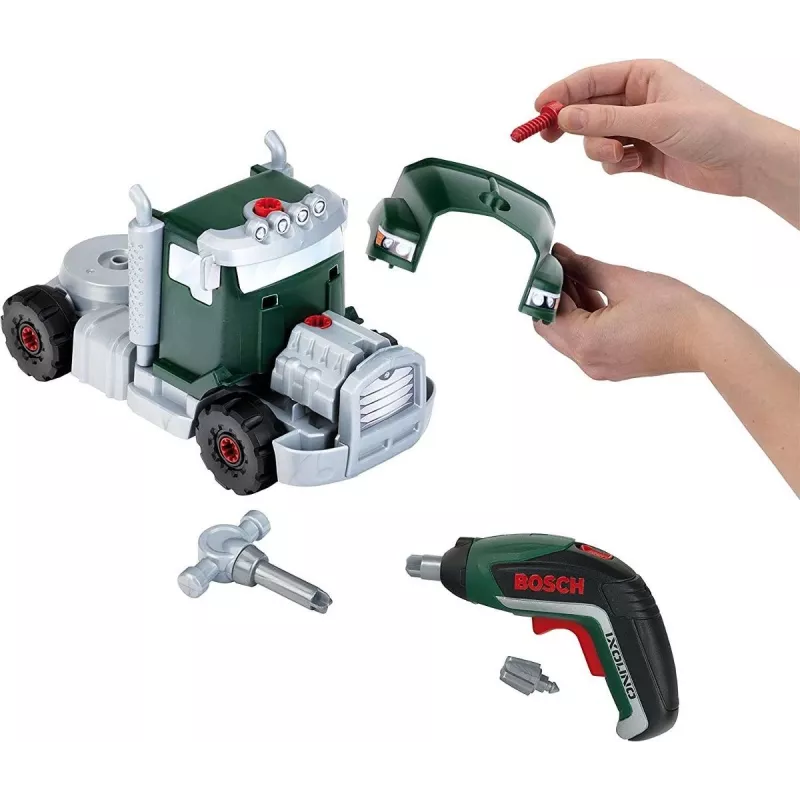 Camión de juguete KLEIN 8640 diseño compacto construcción robusta, vehículo de juego de rol para niños