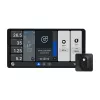 Shelly Wall Display X2 WiFi/BLU negro con H&T – panel de control dual