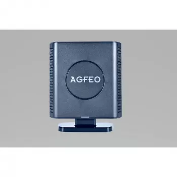 Estación base DECT IP agfeo 6101811, negra