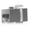 Acoplador Keystone Ubiquiti UACC-Keystone-Coupler-C6A plano acero inoxidable RJ-45