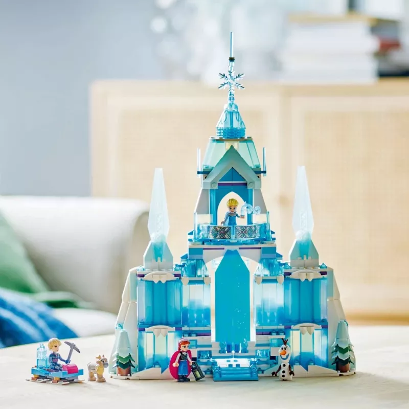 Juguete de construcción LEGO Disney Princess Palacio de Invierno de Elsa 43244 — set de construcción para juego imaginativo