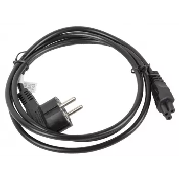 Cable de alimentación Lanberg CA-C5CA-11CC-0018-BK negro 1,8 m CEE7/7 conector hembra C5 (CA-C5CA-11CC-0018-BK)
