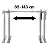 Escritorio de altura ajustable manualmente MACLEAN MC-790NG — carga máx. 60 kg, altura máx. 120 cm