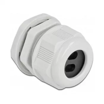 Prensaestopas DeLOCK 60392 gris plástico 2 uds.