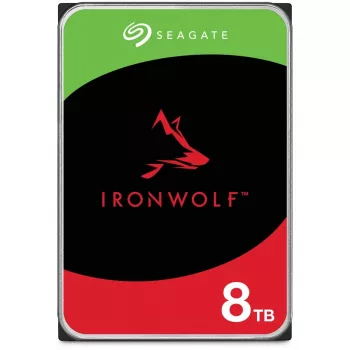 Pack SEAGATE NAS HDD 2x8TB IronWolf 7200rpm 6Gb/s SATA 256MB caché 8.9cm 3.5 pulgadas 24x7 CMR para sistemas NAS y RAID Rackmount BLK